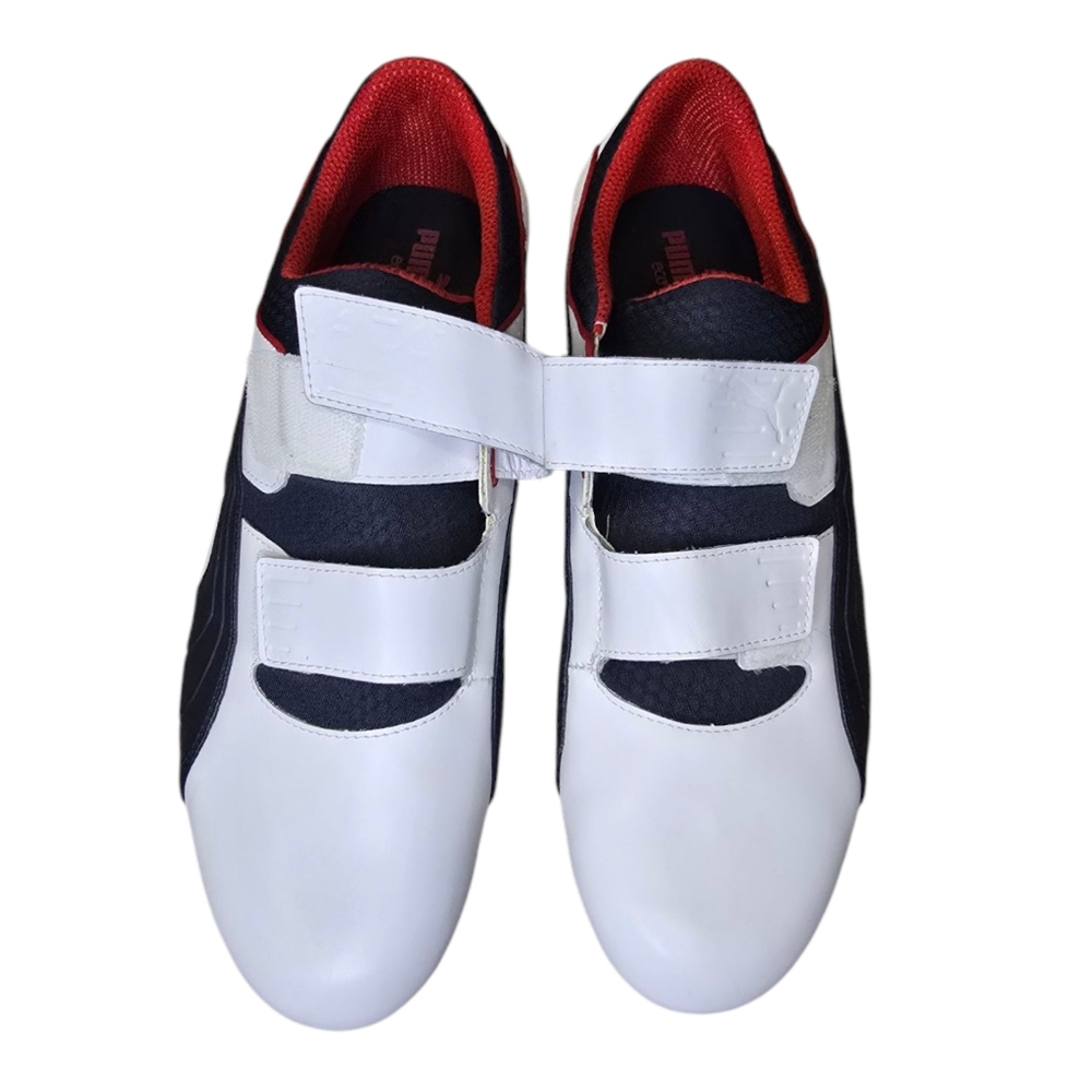 Pre-Owned BMW Motorsport PUMA 30491501 Hook & Loop Adjustable Straps White Red